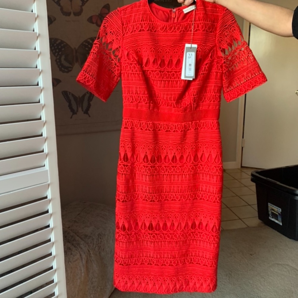 Red dress